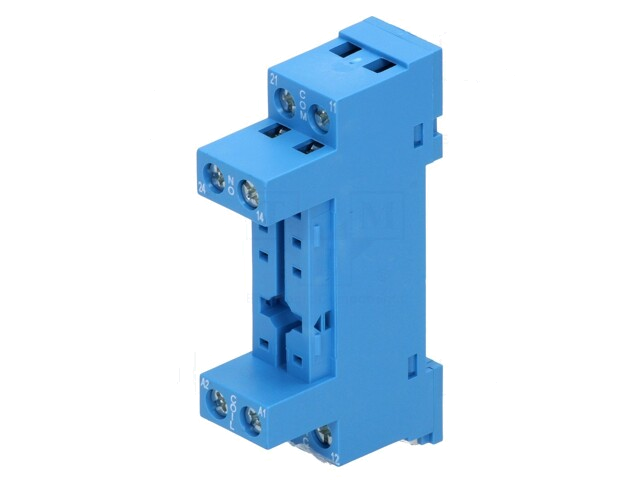 Socket; PIN: 8; 10A; 250VAC; op DIN-rail; schroefklemmen; -40÷70°C Socket; PIN: 8; 10A; 250VAC; op DIN-rail; schroefklemmen; -40÷70°C